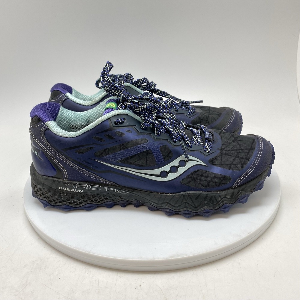 Saucony Sneakers Womens‎ 7 Peregrine 7 S10344-1 Arctic Black Athletic Running